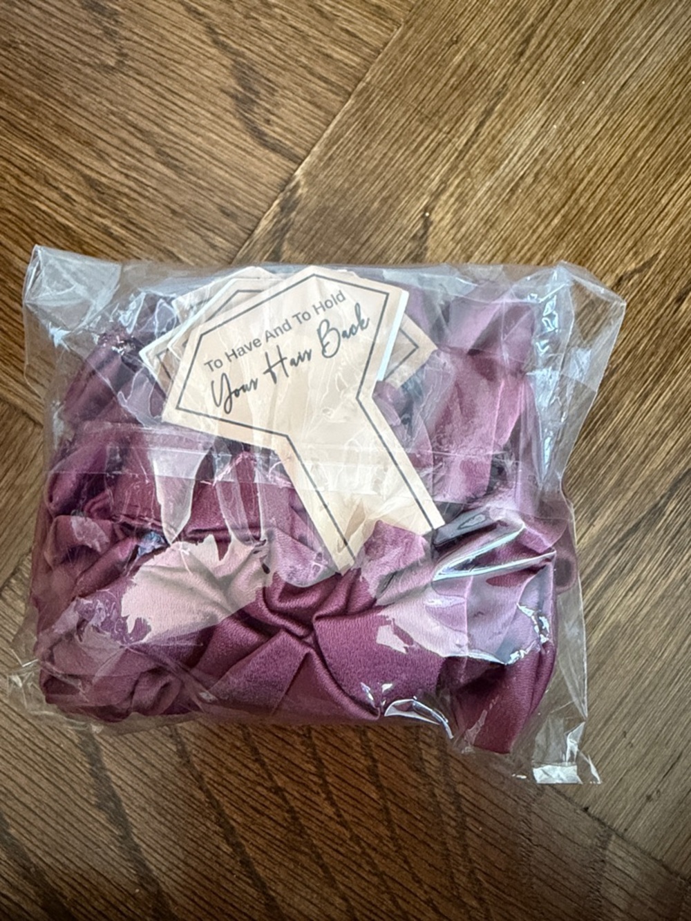 Nwt Azazie bridesmaid Satin Hair Scrunchie Set six pack